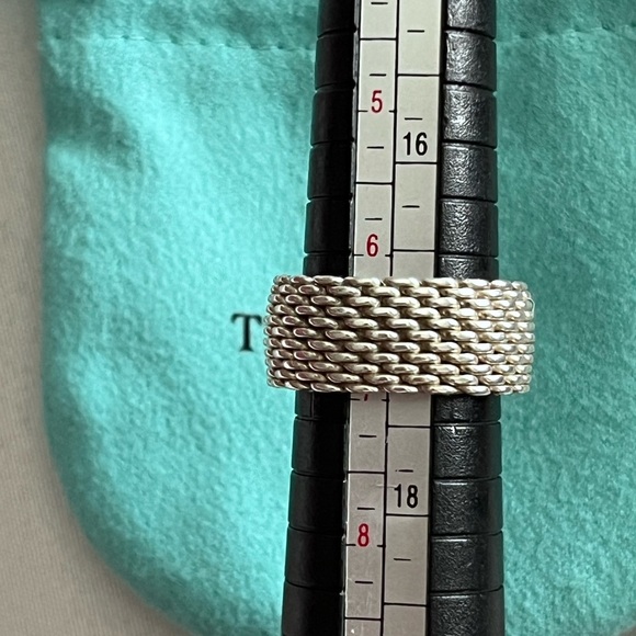 Tiffany & Co Somerset Mesh Ring - Picture 8 of 9